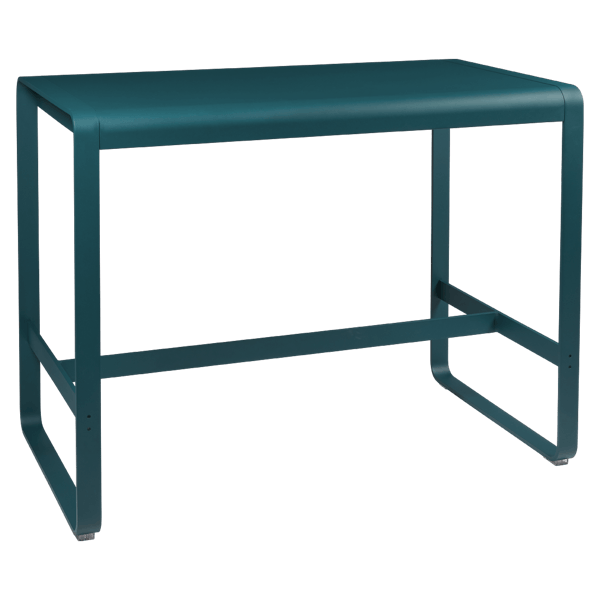 Bellevie Outdoor High Bar Table 140 x 80cm By Fermob in Acapulco Blue