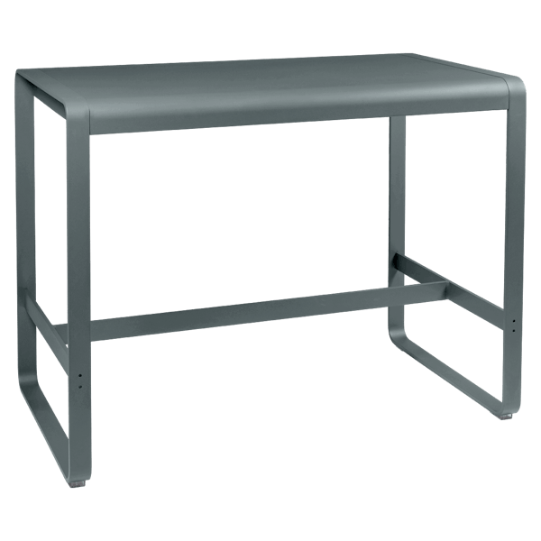 Bellevie Outdoor High Bar Table 140 x 80cm By Fermob in Storm Grey
