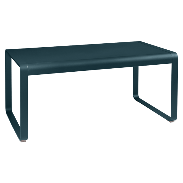 Bellevie Outdoor Mid Height Table 140 x 80cm By Fermob in Acapulco Blue