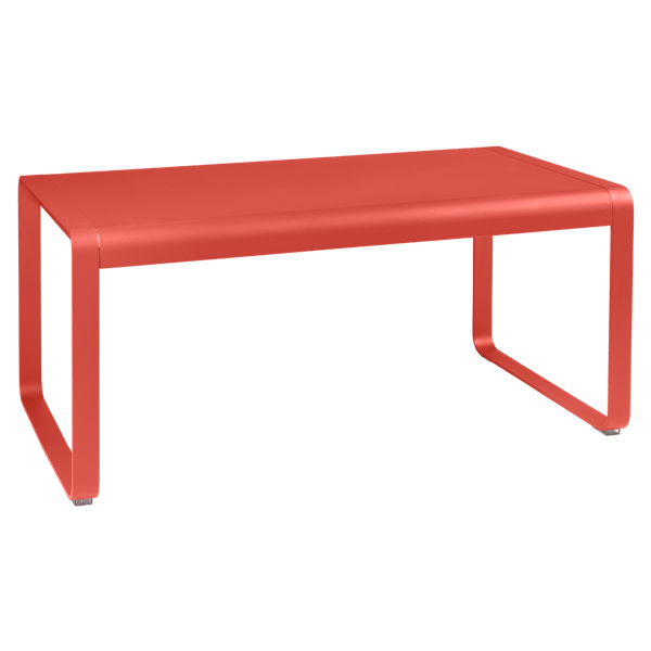 Bellevie Outdoor Mid Height Table 140 x 80cm By Fermob in Capucine