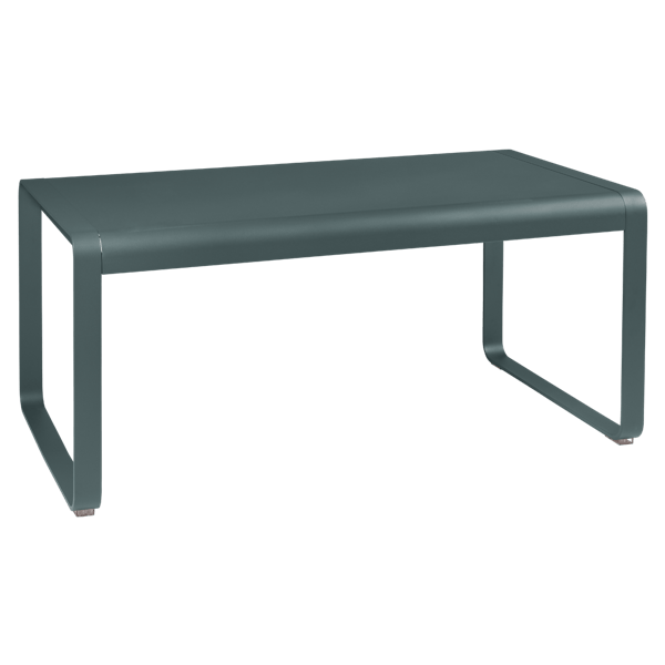 Bellevie Outdoor Mid Height Table 140 x 80cm By Fermob in Storm Grey