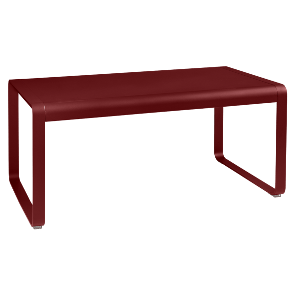 Bellevie Outdoor Mid Height Table 140 x 80cm By Fermob in Chilli