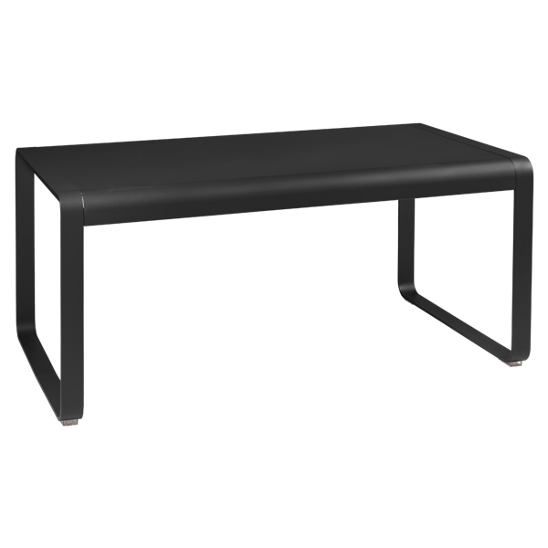 Bellevie Outdoor Mid Height Table 140 x 80cm By Fermob in Liquorice