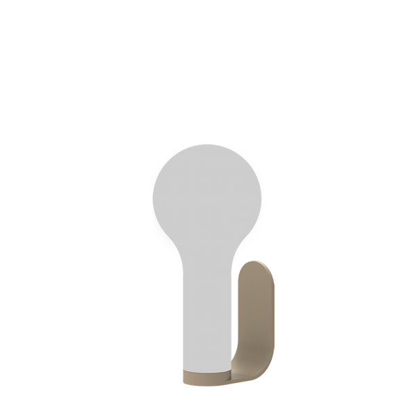 Aplo Outdoor Portable Lamp Wall Bracket By Fermob in Nutmeg