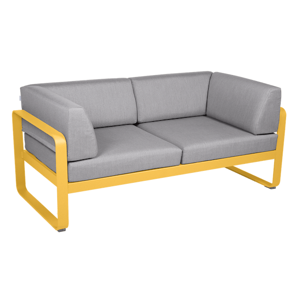 Bellevie 2 Seater Outdoor Club Sofa By Fermob in Honey