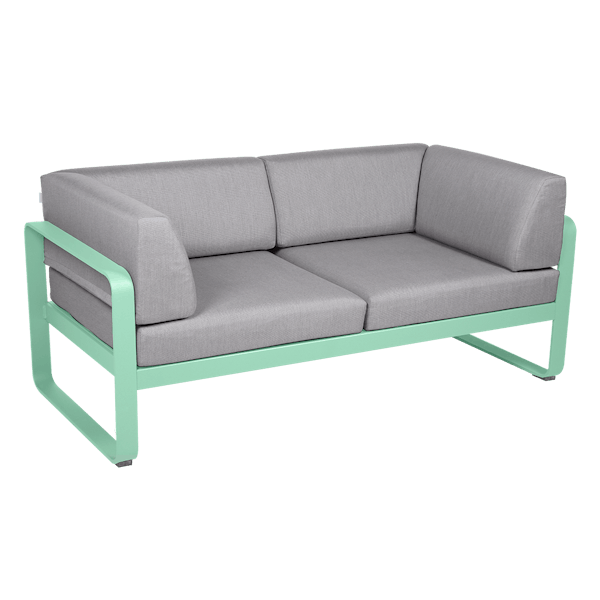 Bellevie 2 Seater Outdoor Club Sofa By Fermob in Opaline Green