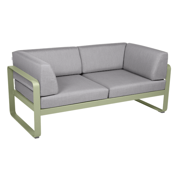 Bellevie 2 Seater Outdoor Club Sofa By Fermob in Willow Green