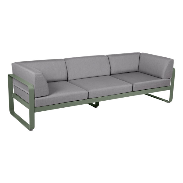 Bellevie 3 Seater Outdoor Club Sofa By Fermob in Cactus