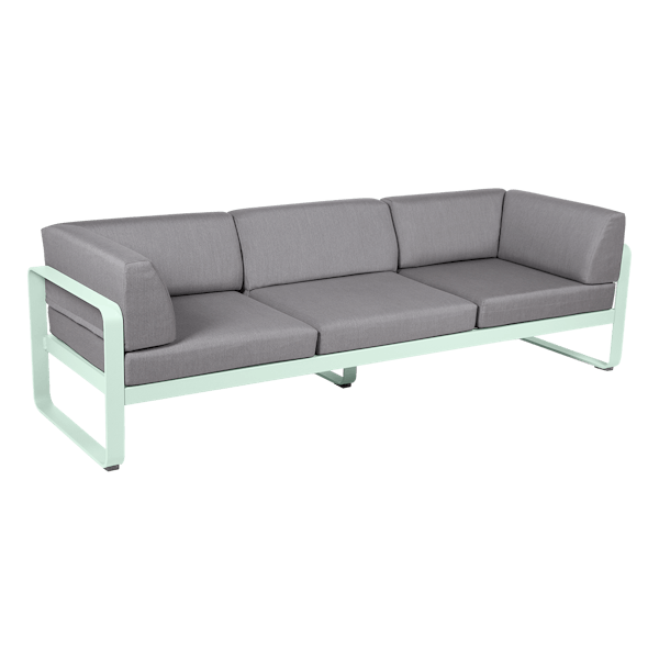 Bellevie 3 Seater Outdoor Club Sofa By Fermob in Ice Mint