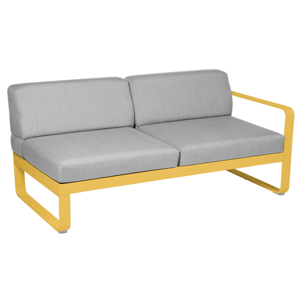 Bellevie Outdoor Modular 2 Seater Right Module By Fermob in Honey