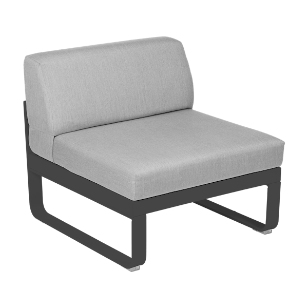 Bellevie Outdoor Modular 1 Seater Central Module By Fermob in Anthracite