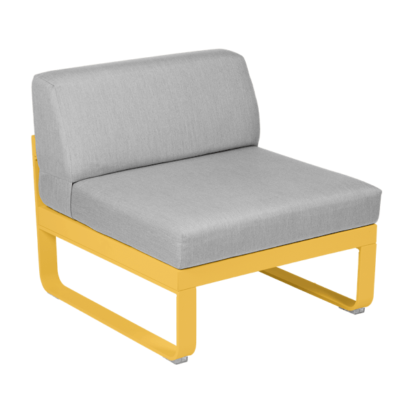 Bellevie Outdoor Modular 1 Seater Central Module By Fermob in Honey