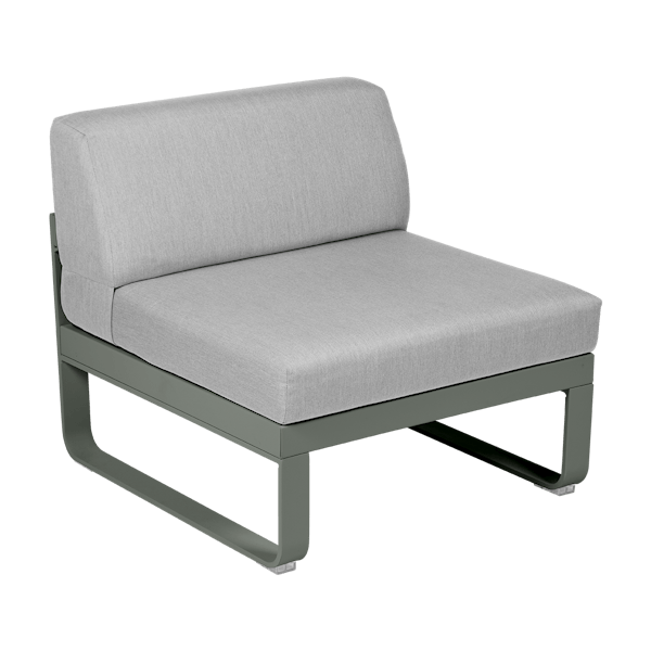 Bellevie Outdoor Modular 1 Seater Central Module By Fermob in Rosemary