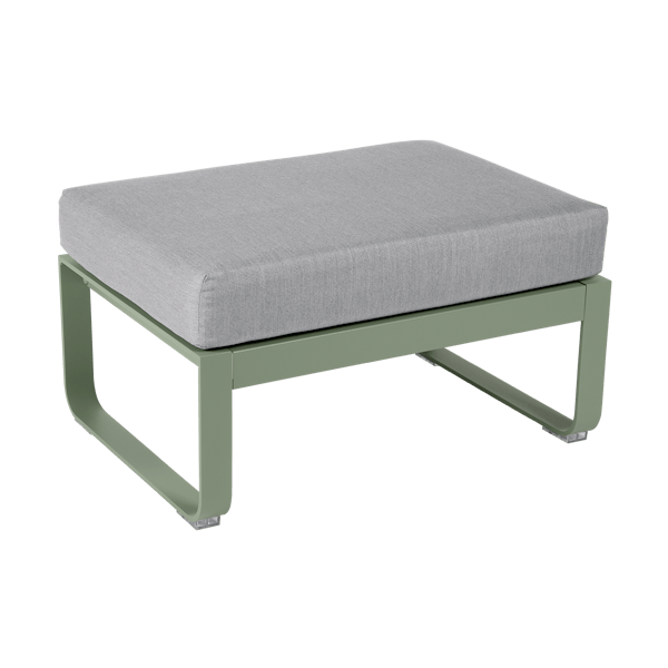Bellevie Outdoor Modular 1 Seater Ottoman By Fermob in Cactus