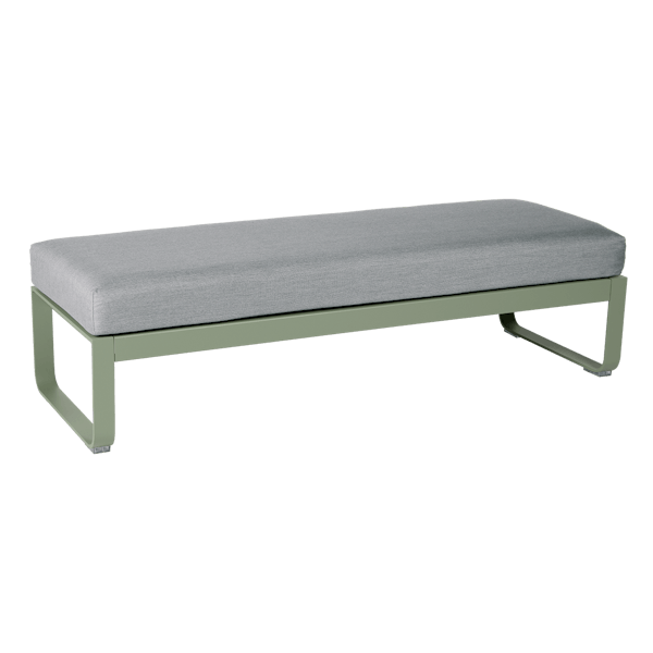 Bellevie Outdoor Modular 2 Seater Ottoman By Fermob in Cactus