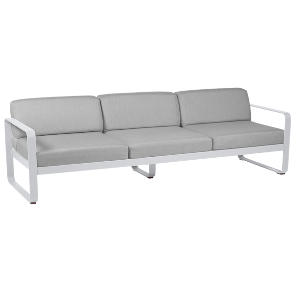 Bellevie 3 Seater Outdoor Sofa By Fermob in Cotton White