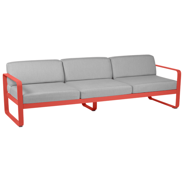 Bellevie 3 Seater Outdoor Sofa By Fermob in Capucine