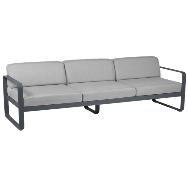 Bellevie 3 Seater Outdoor Sofa By Fermob in Anthracite