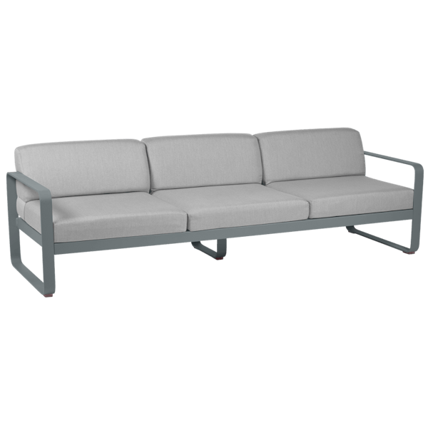 Bellevie 3 Seater Outdoor Sofa By Fermob in Storm Grey