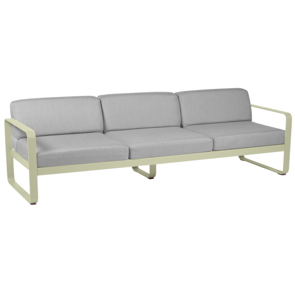 Bellevie 3 Seater Outdoor Sofa By Fermob in Willow Green