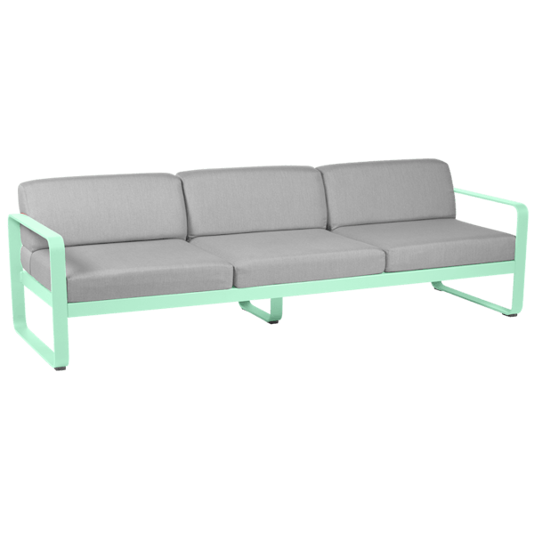 Bellevie 3 Seater Outdoor Sofa By Fermob in Opaline Green