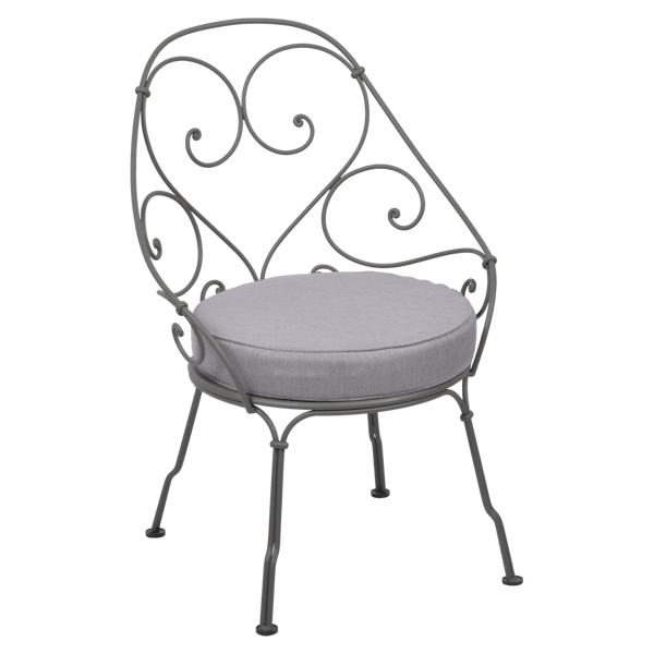 1900 Cabriolet Garden Armchair By Fermob in Rosemary