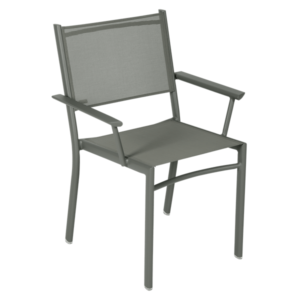 Costa Outdoor Dining Armchair By Fermob in Rosemary