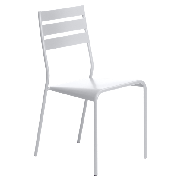Facto Outdoor Dining Chair By Fermob in Cotton White