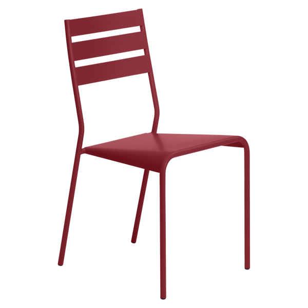 Facto Outdoor Dining Chair By Fermob in Chilli
