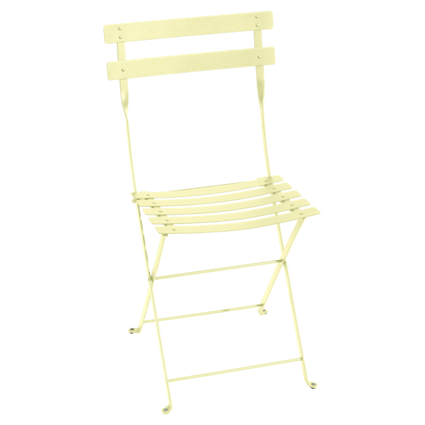 Bistro Outdoor Folding Chair By Fermob in Frosted Lemon