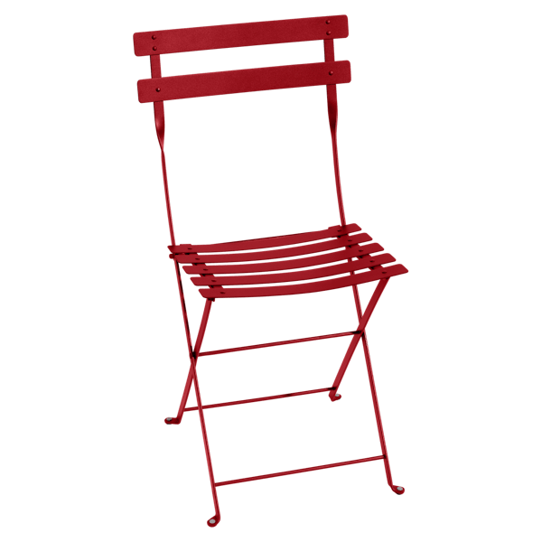 Bistro Outdoor Folding Chair By Fermob in Poppy