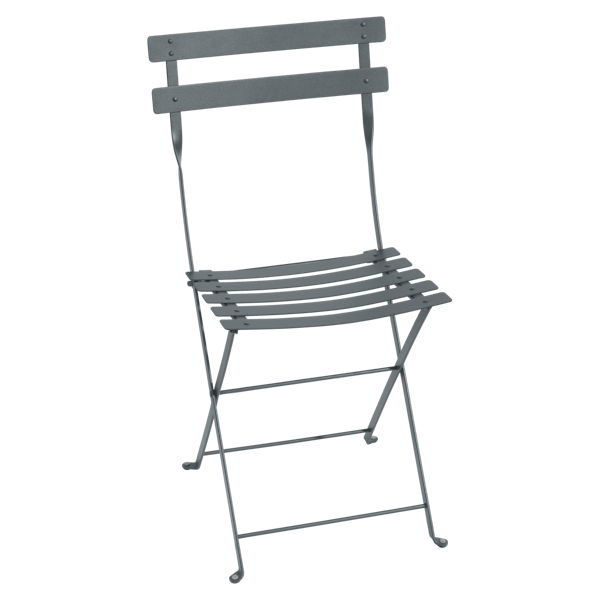 Bistro Outdoor Folding Chair By Fermob in Storm Grey