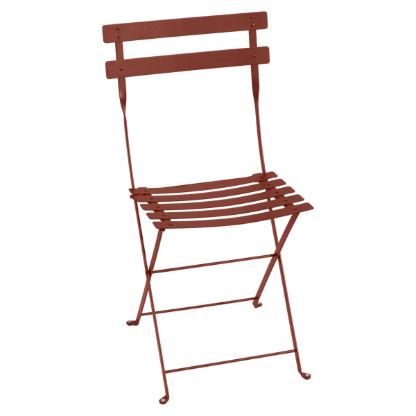 Bistro Outdoor Folding Chair By Fermob in Red Ochre