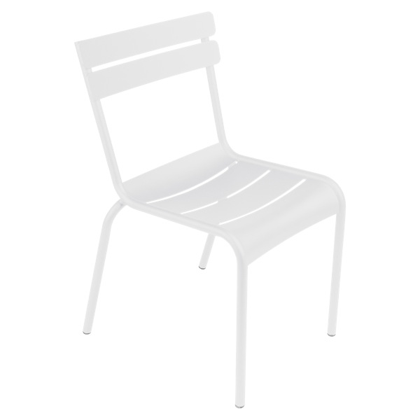 Luxembourg Outdoor Dining Chair By Fermob in Cotton White