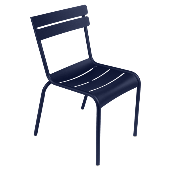 Luxembourg Outdoor Dining Chair By Fermob in Deep Blue