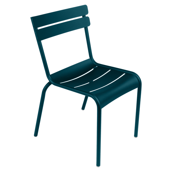 Luxembourg Outdoor Dining Chair By Fermob in Acapulco Blue