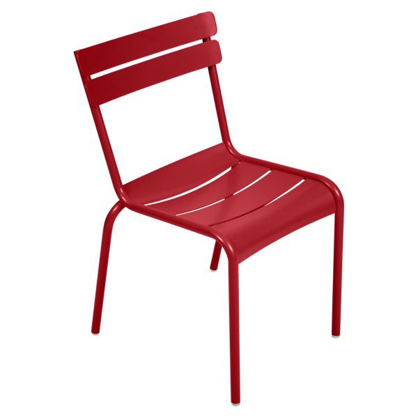 Luxembourg Outdoor Dining Chair By Fermob in Poppy
