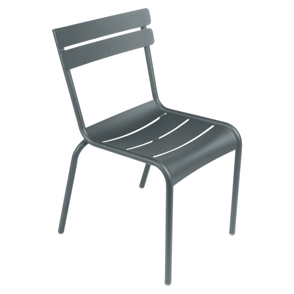 Luxembourg Outdoor Dining Chair By Fermob in Storm Grey