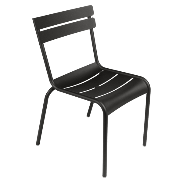 Luxembourg Outdoor Dining Chair By Fermob in Liquorice