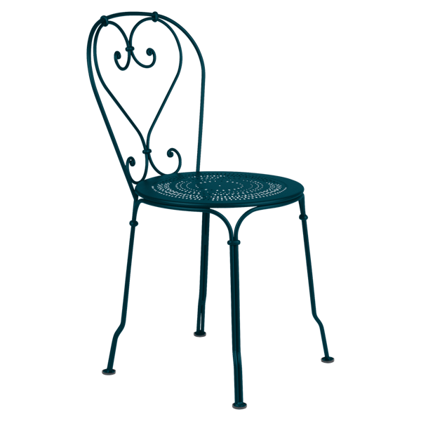 1900 Garden Dining Chair By Fermob in Acapulco Blue