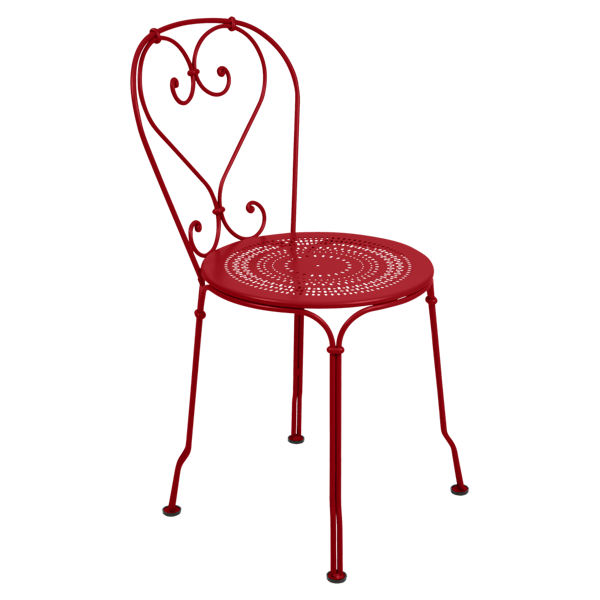 1900 Garden Dining Chair By Fermob in Poppy