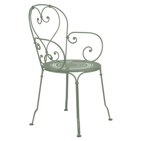 1900 Garden Dining Armchair By Fermob in Cactus