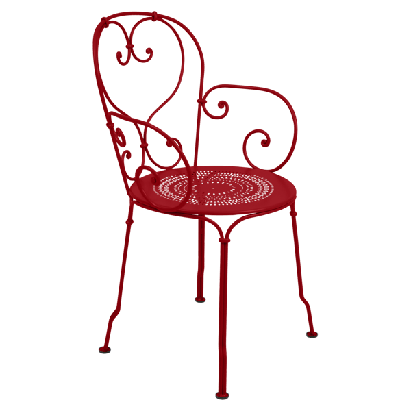 Fermob 1900 Armchair in Poppy