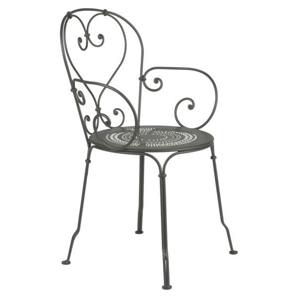 1900 Garden Dining Armchair By Fermob in Rosemary