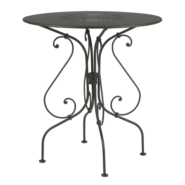 Fermob 1900 Table Round 67cm in Rosemary