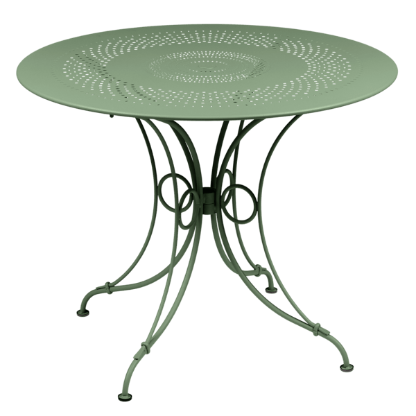 1900 Garden Dining Table Round 96cm By Fermob in Cactus