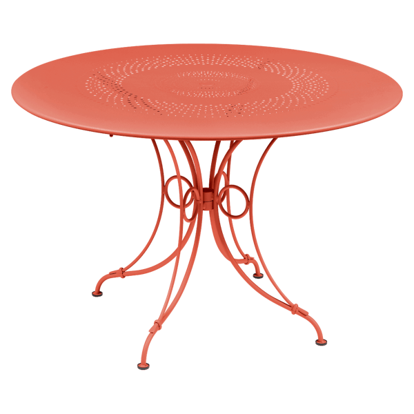 1900 Garden Dining Table Round 117cm By Fermob in Capucine