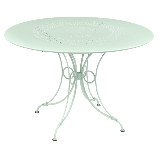 Fermob 1900 Table Round 117cm in Ice Mint