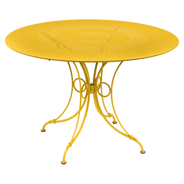 1900 Garden Dining Table Round 117cm By Fermob in Honey 2023