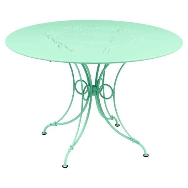 1900 Garden Dining Table Round 117cm By Fermob in Opaline Green